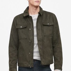 Suede Tucker Banana Republic jacket